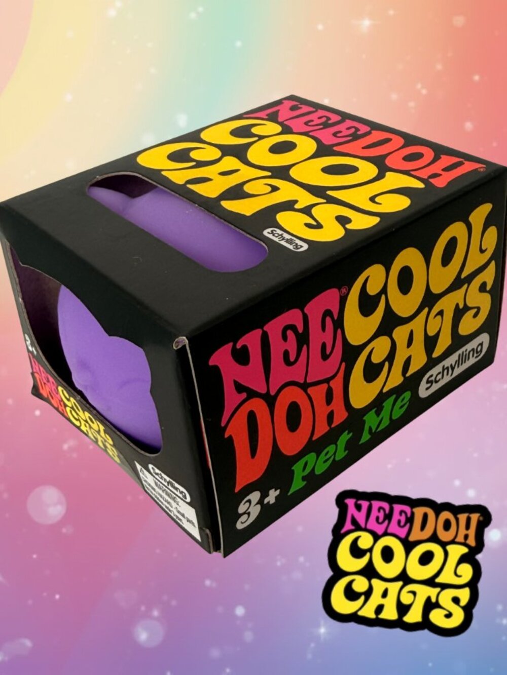 💜 NeeDoh | Cool Cats - Purple